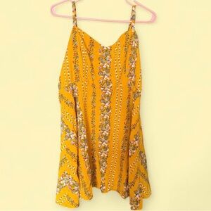Old Navy Yellow Floral Sundress